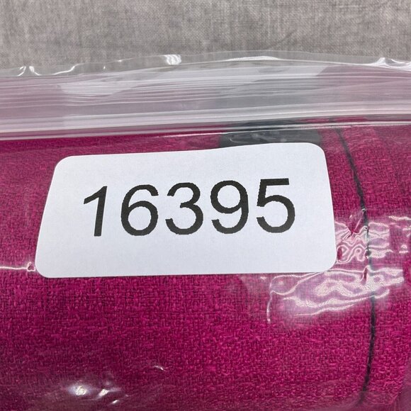 Kasper ASL Dress Women 8 Hot Pink Coat Woven Career Party 80s‎ Hong Kong VTG - Picture 11 of 11